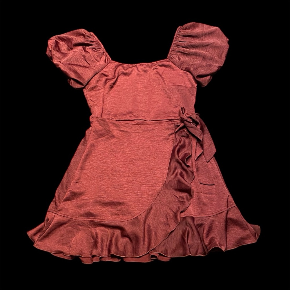 Burgundy Francesca’s Wrap dress - Picture 1 of 4